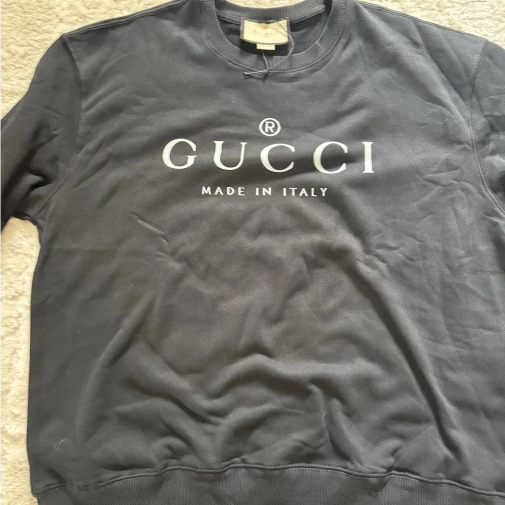 Gucci Black Logo Iconic Men's Sweater